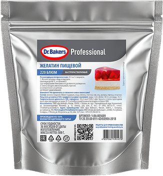 Желатин пищевой 220 Блум