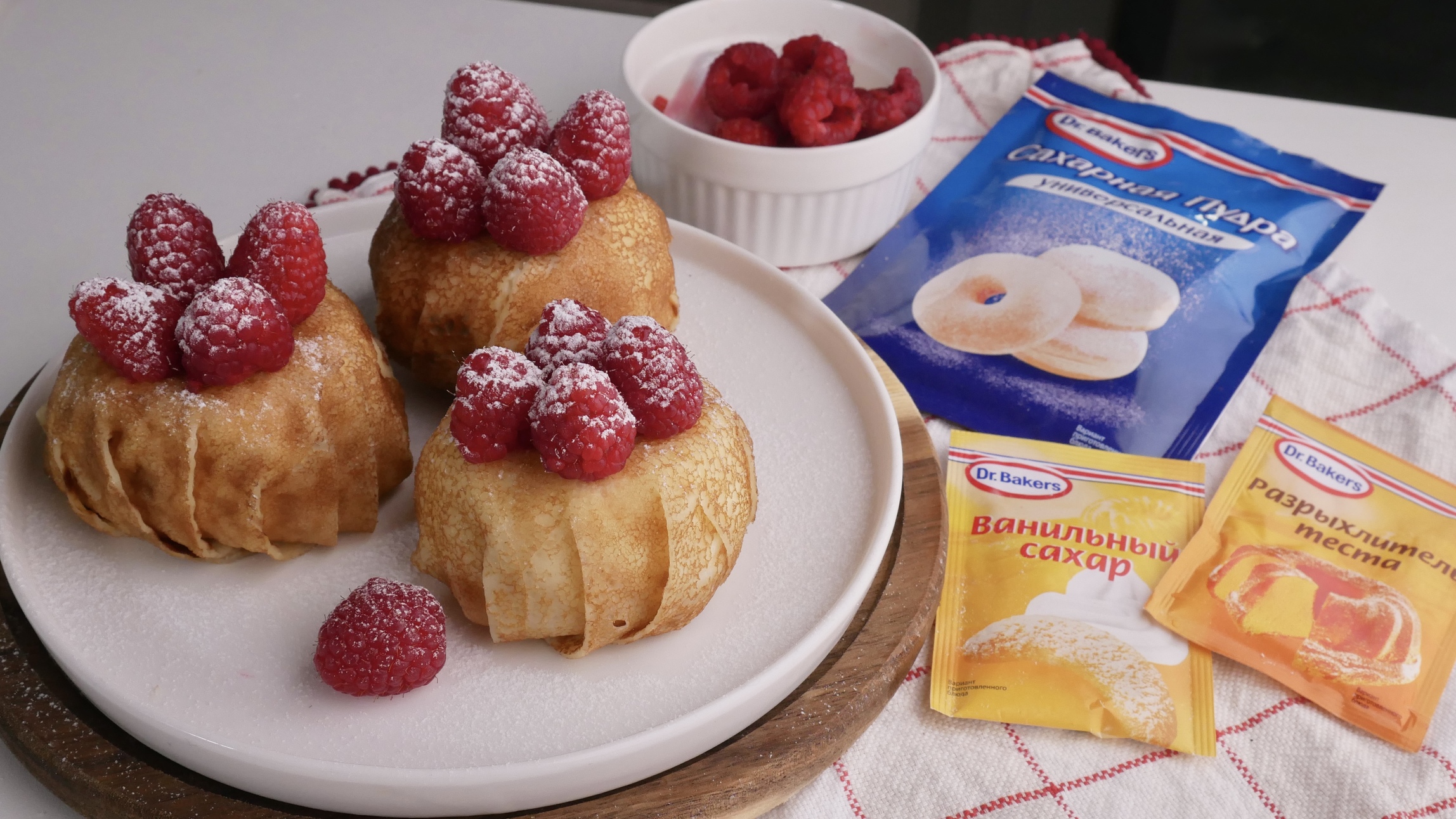 Фото рецепта блины с творогом