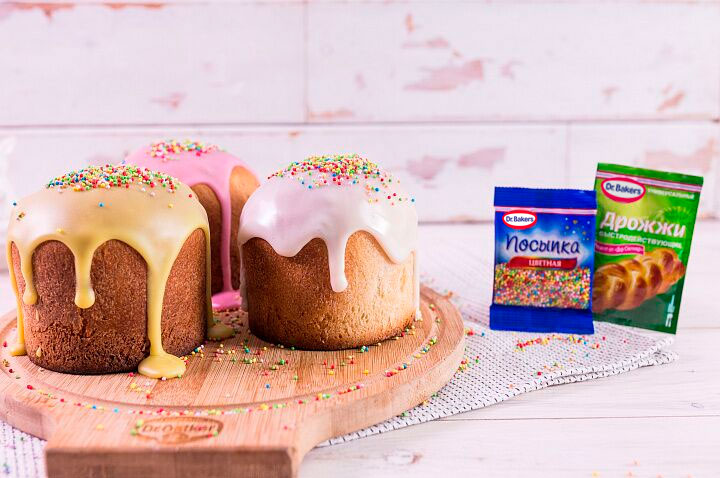 Фото рецепта классический пасхальный кулич