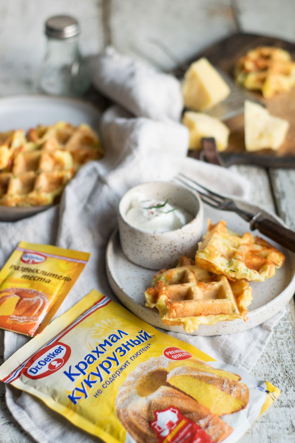 Фото рецепта картофельные вафли