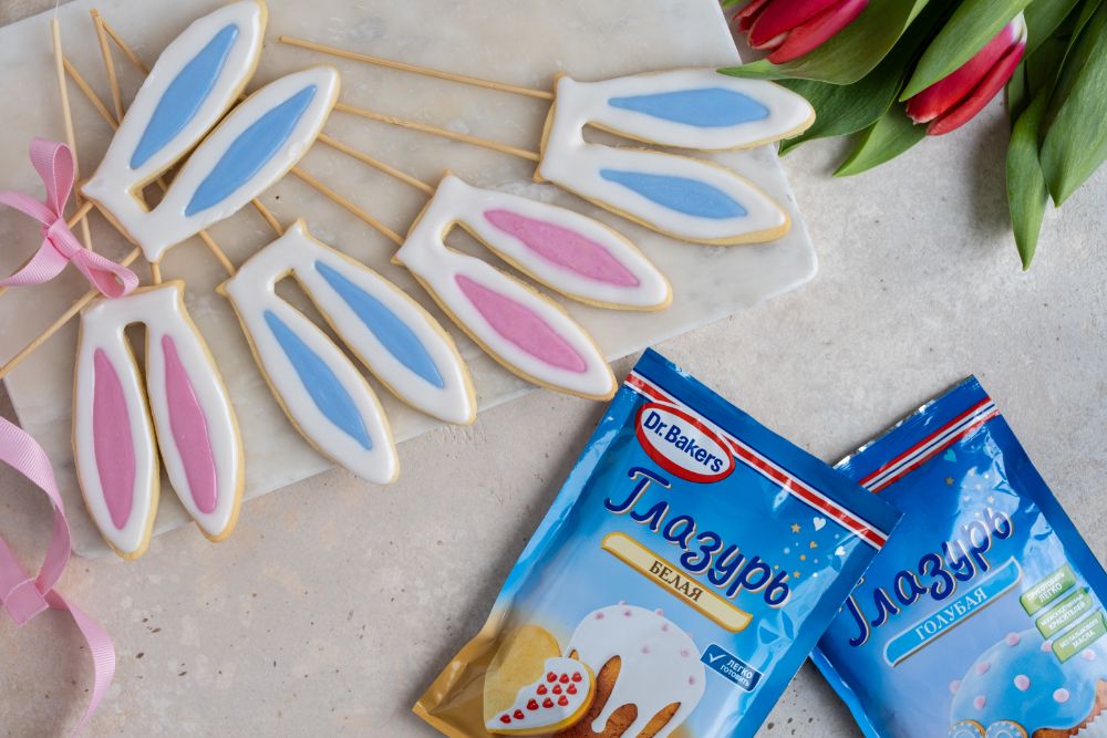 Фото рецепта топпер «заячьи ушки»