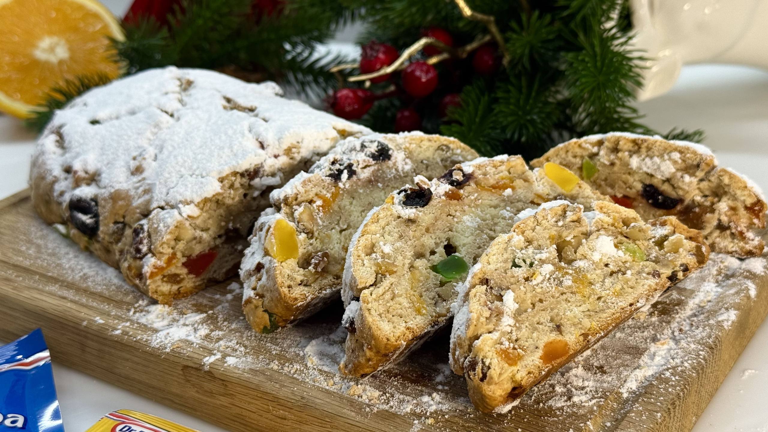 Фото рецепта рождественский штоллен