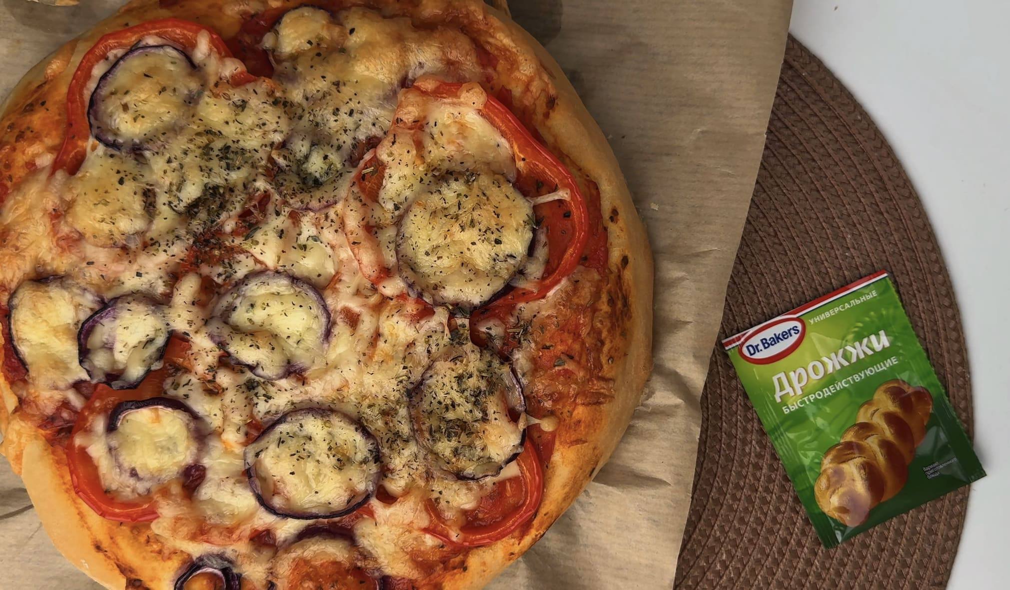 Фото рецепта настоящая вегетарианская пицца