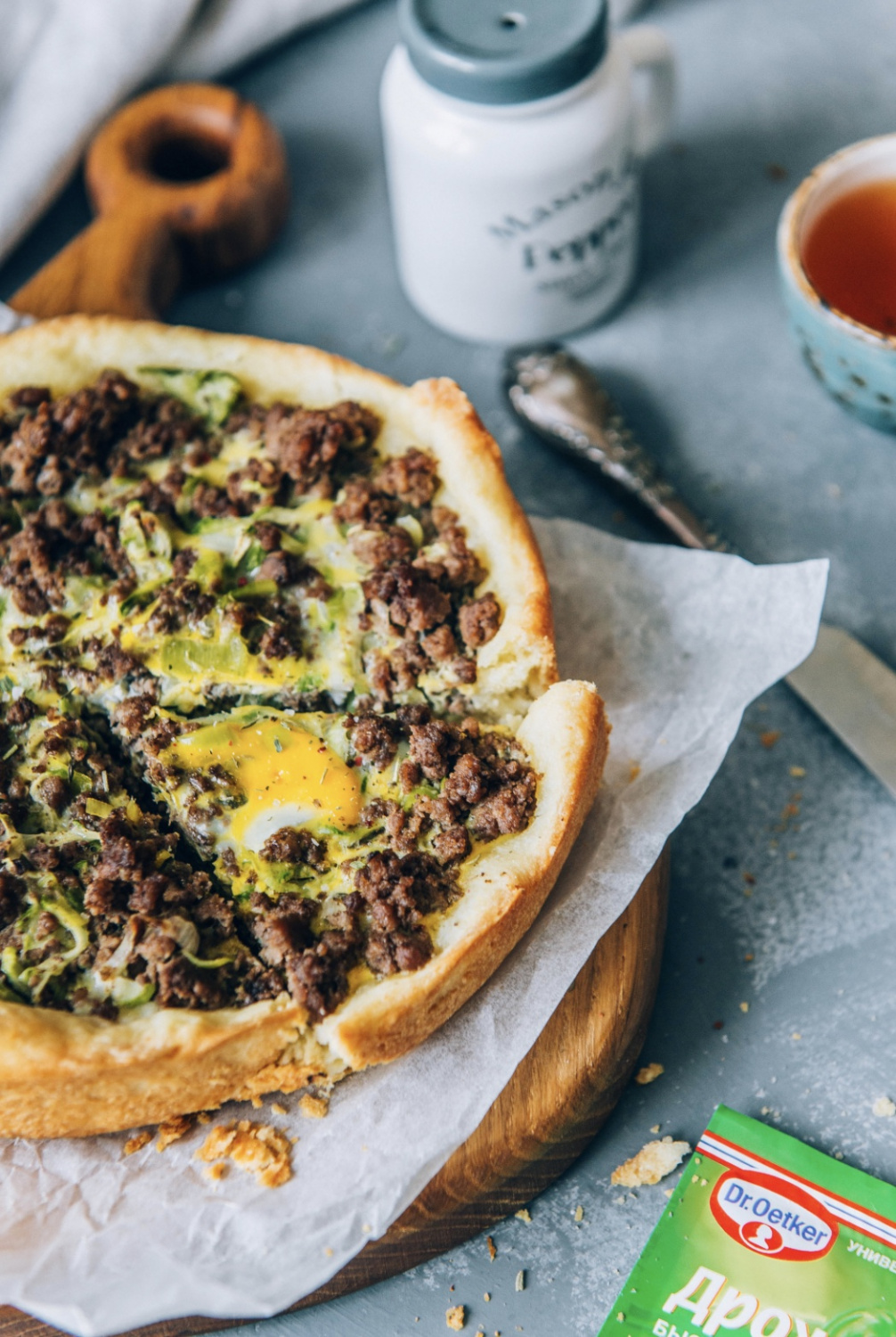 Фото рецепта пирог с мясом