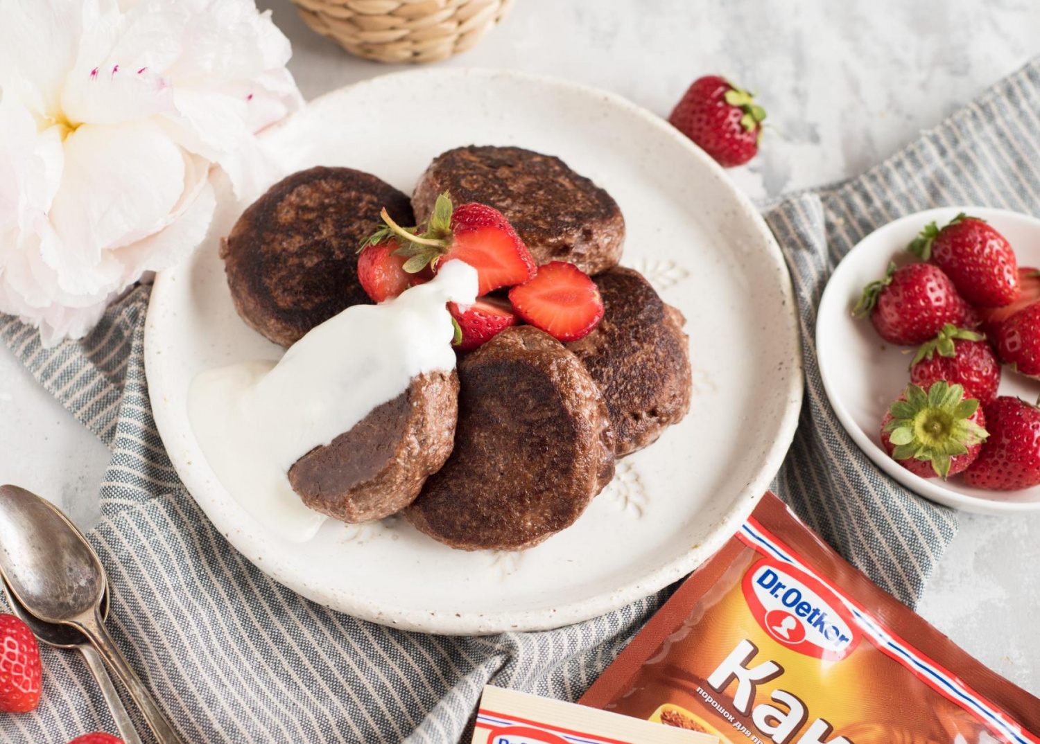 Фото рецепта шоколадные сырники