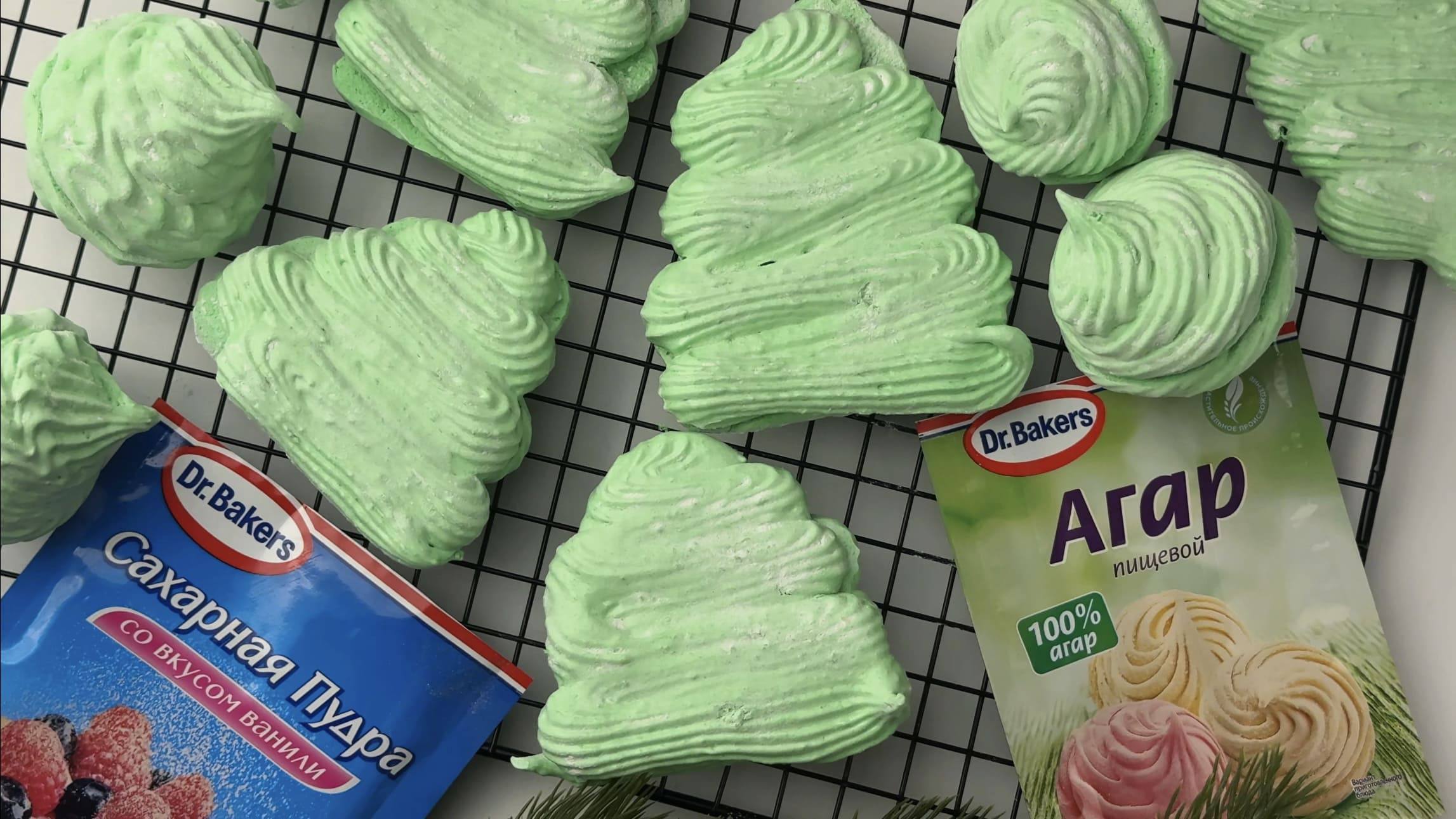 Фото рецепта новогодний яблочный зефир