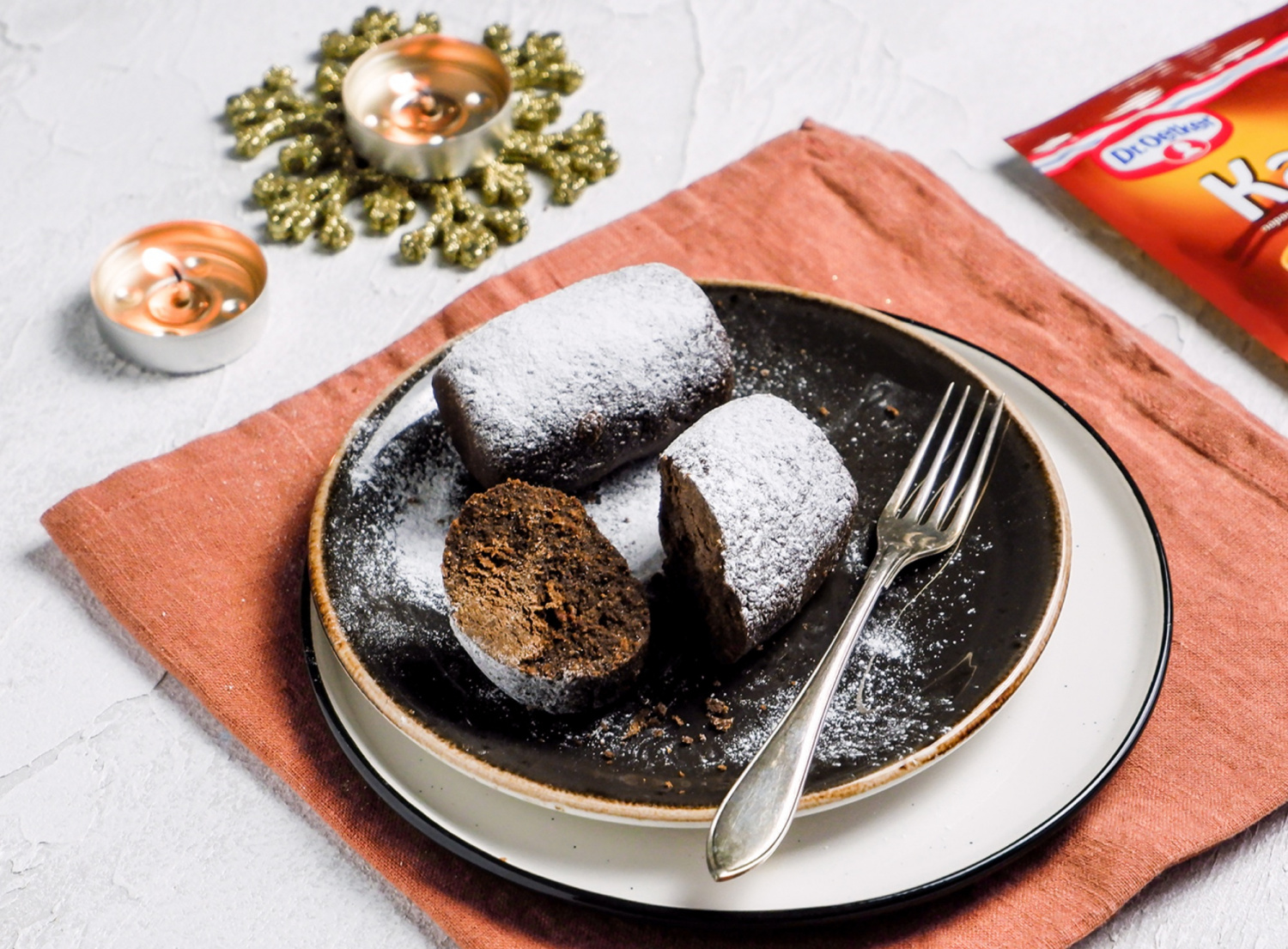 Фото рецепта пирожное картошка — быстрый рецепт