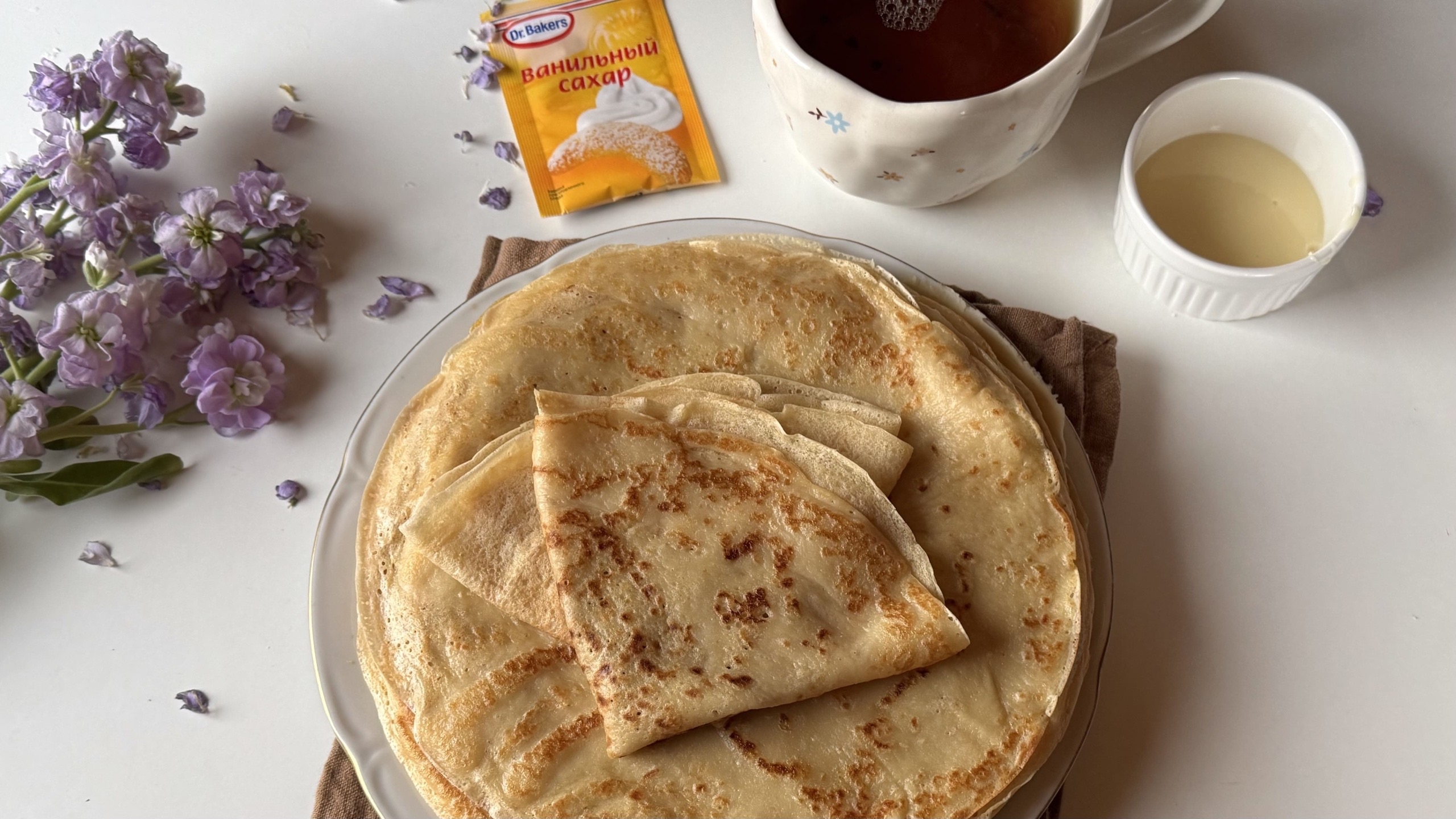 Фото рецепта блины на ряженке