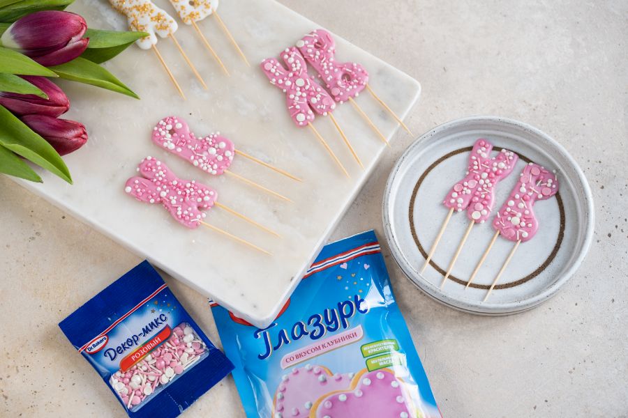 Фото рецепта топпер хв из глазури