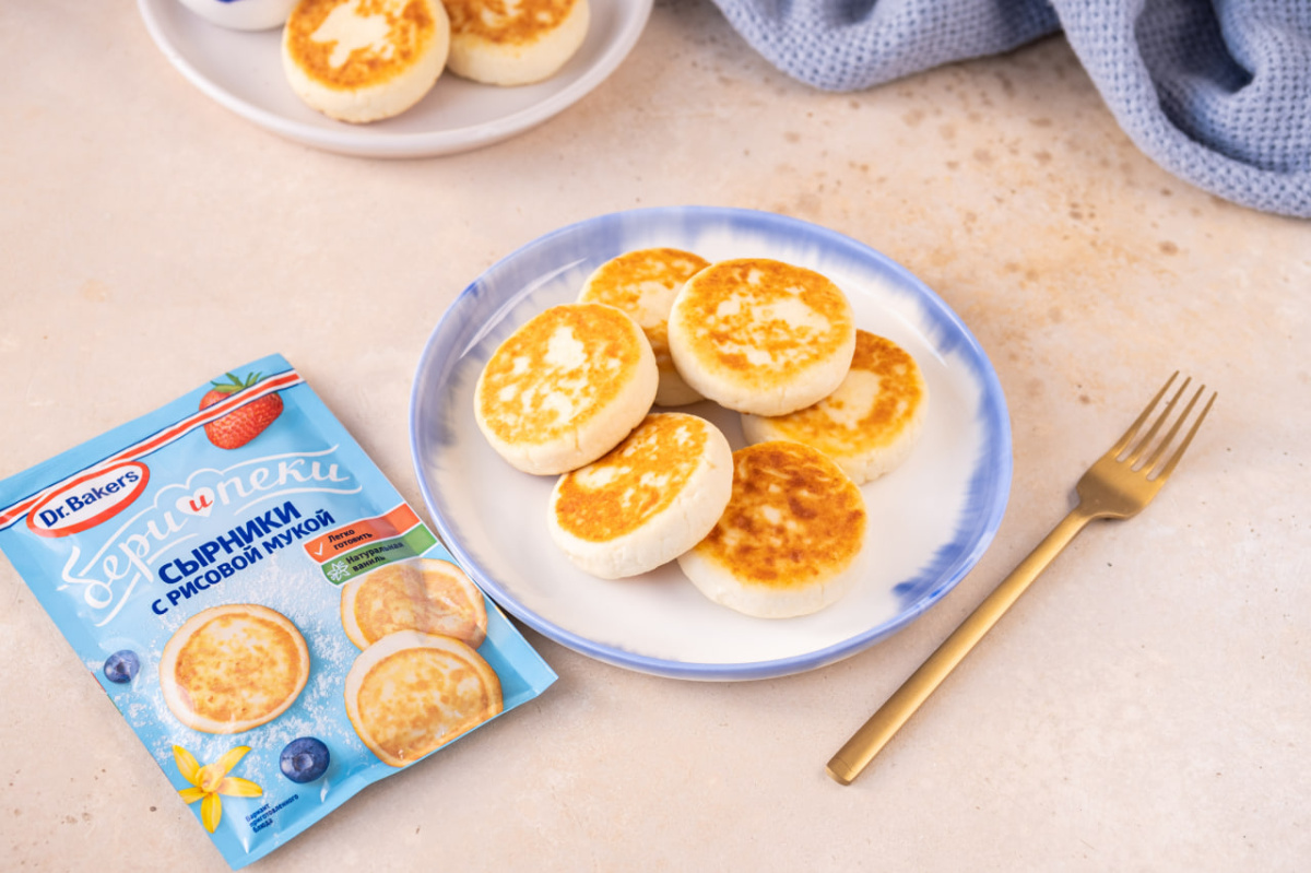 Фото рецепта ванильные классические сырники на сковороде