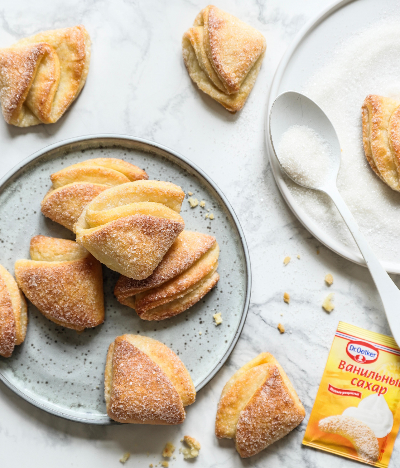 Фото рецепта вкусное домашнее творожное печенье