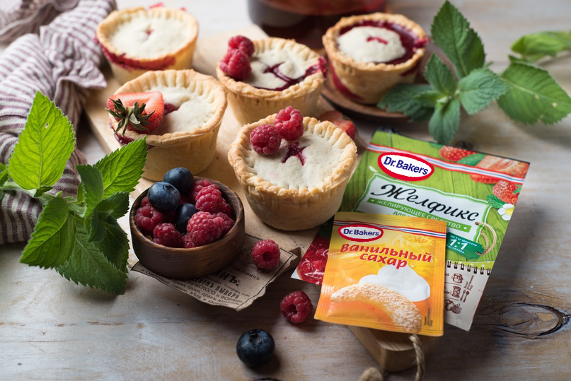 Фото рецепта ягодное лукошко