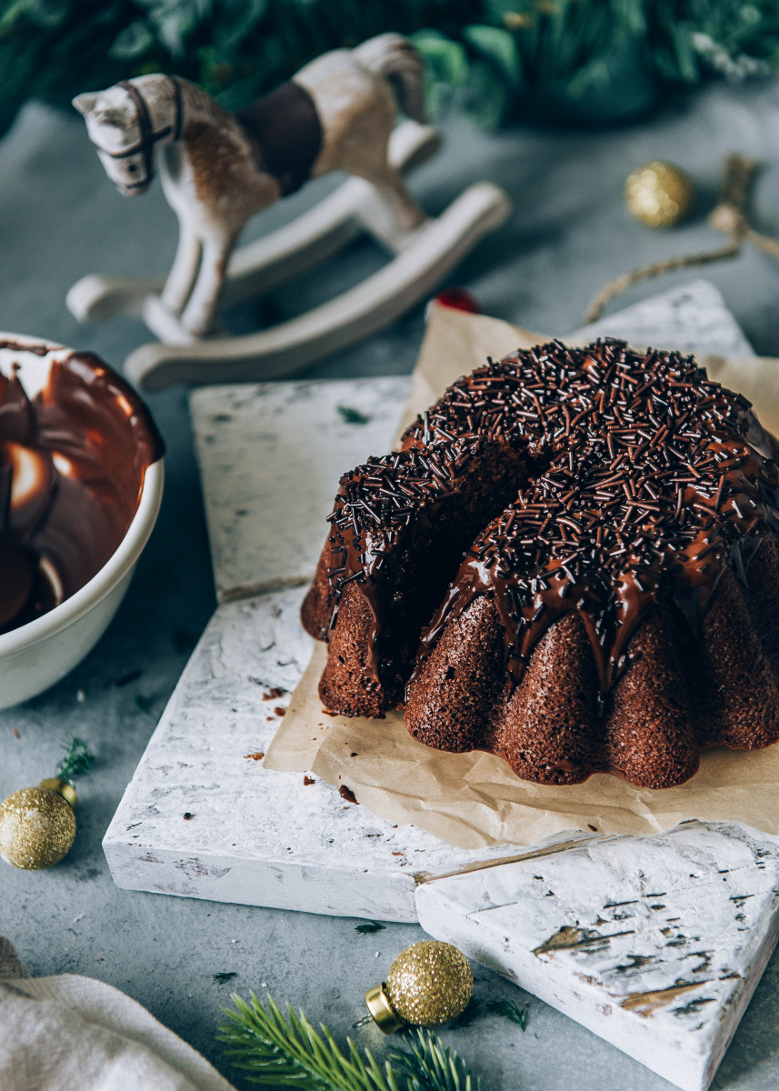 Фото рецепта влажный шоколадный кекс