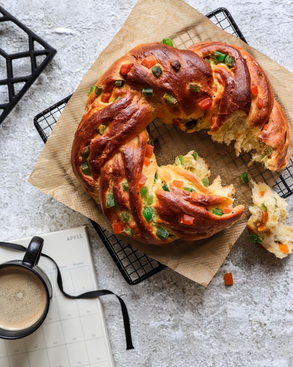 Фото рецепта пасхальный венок