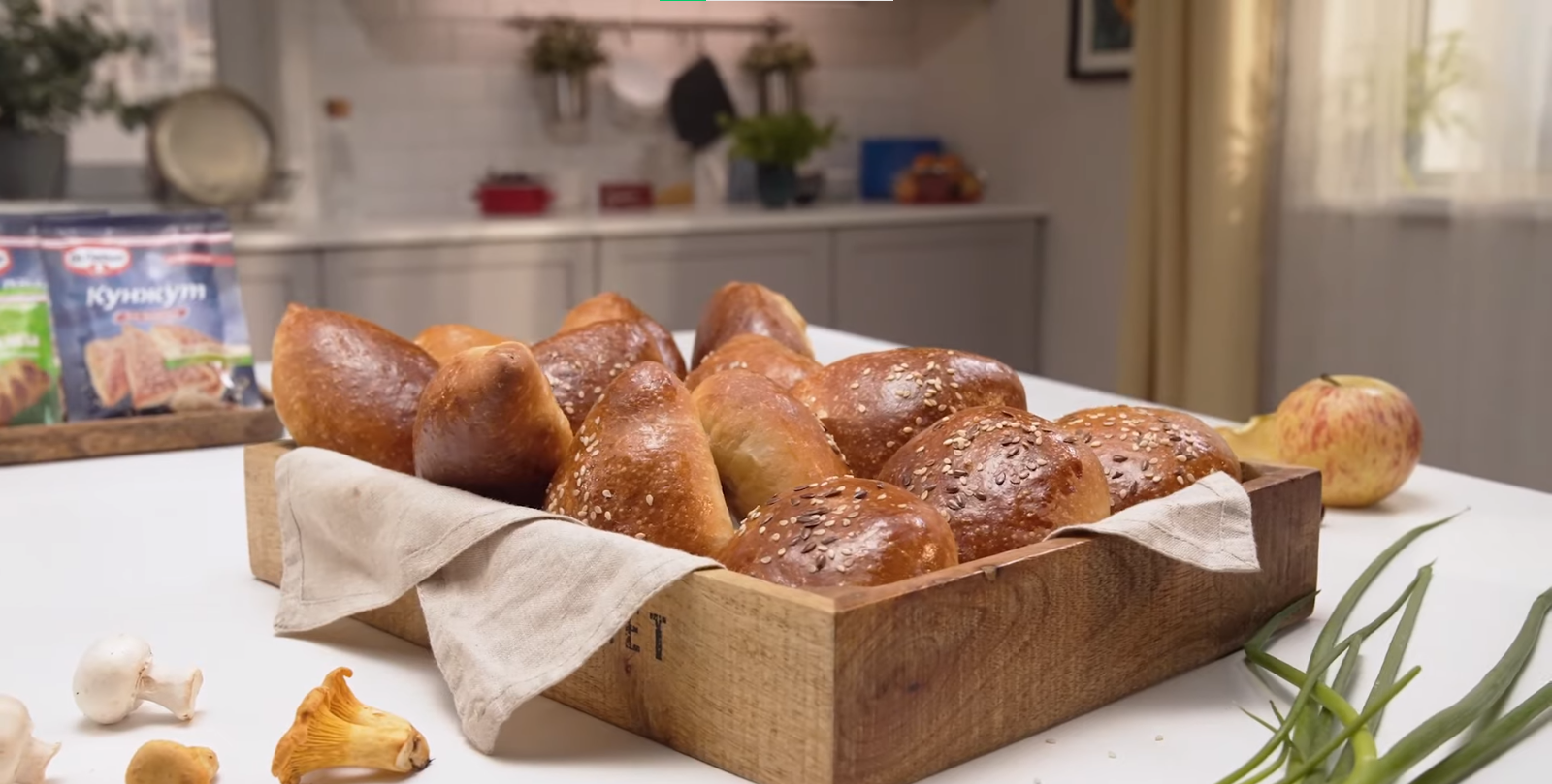 Фото рецепта пирожки с разными начинками