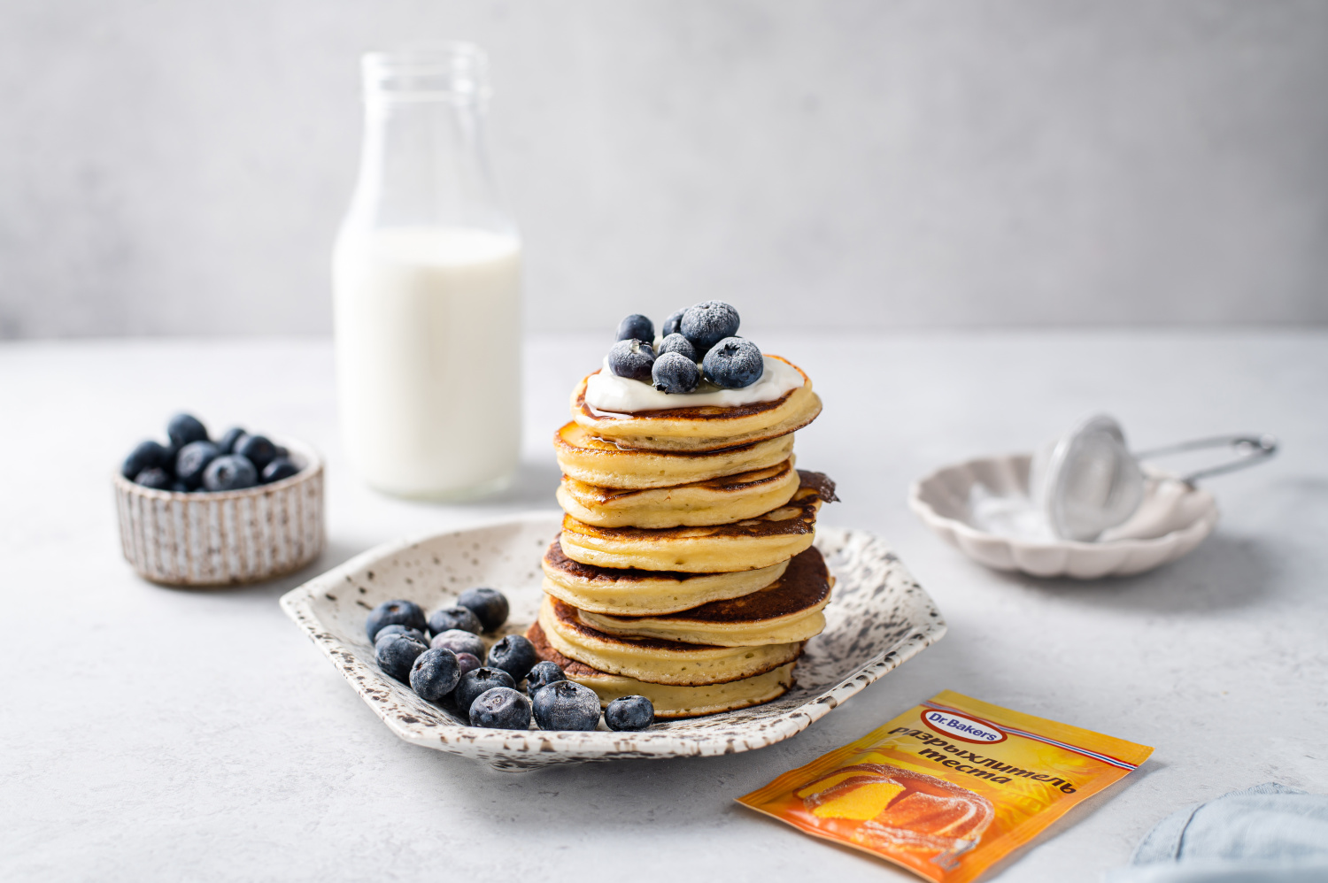 Фото рецепта оладьи с рикоттой