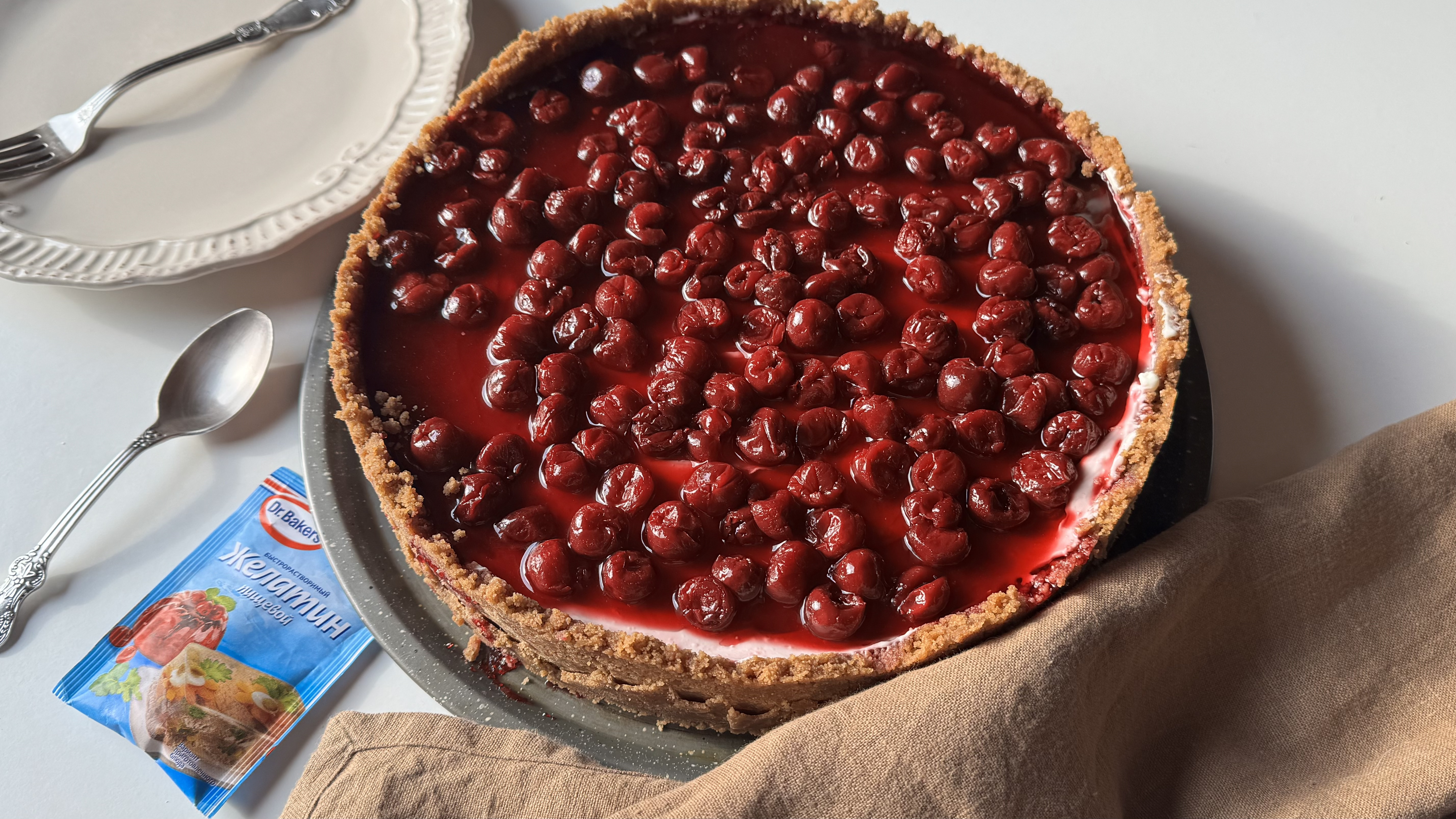 Фото рецепта чизкейк без выпечки