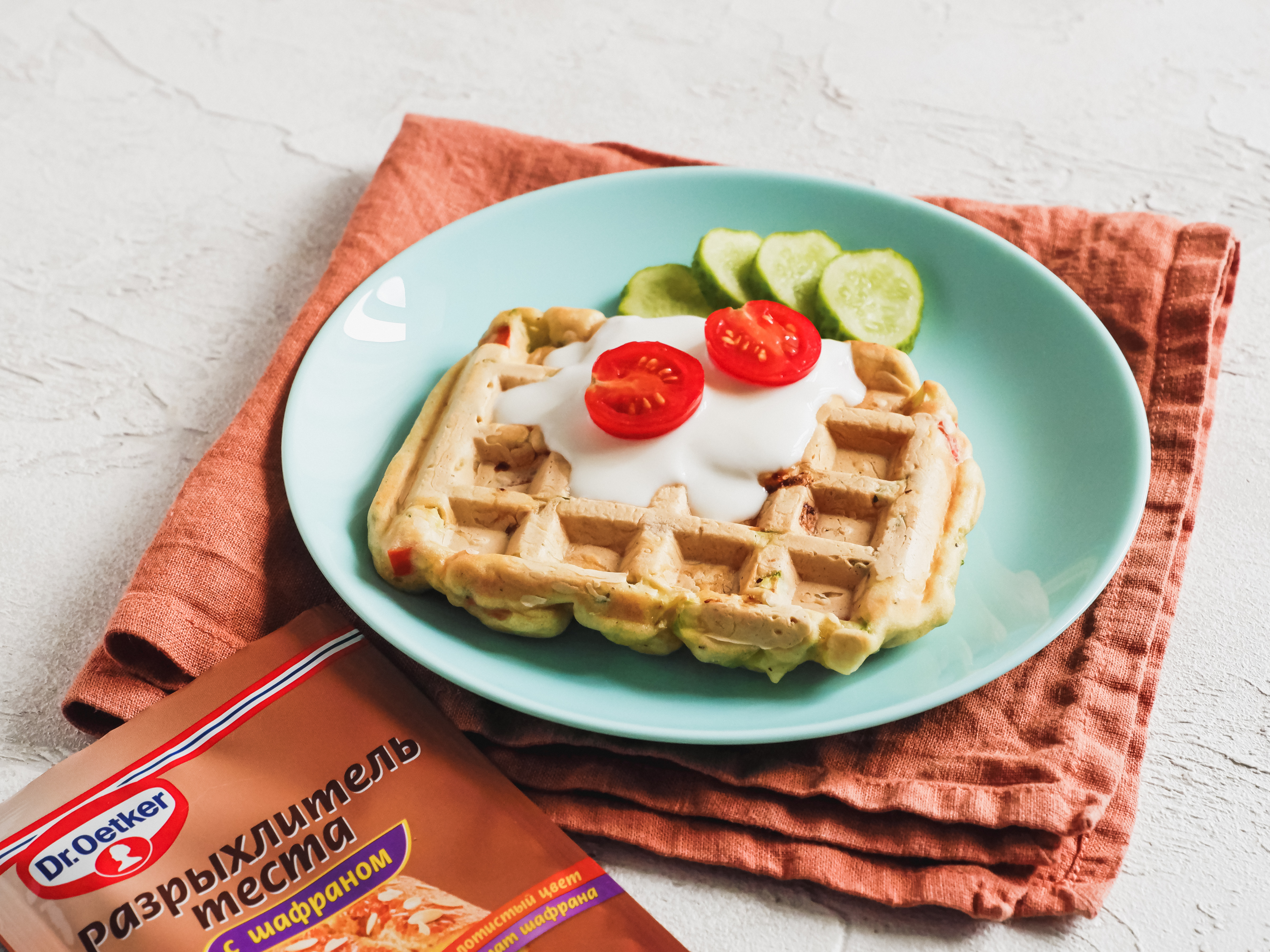 Фото рецепта овощные вафли