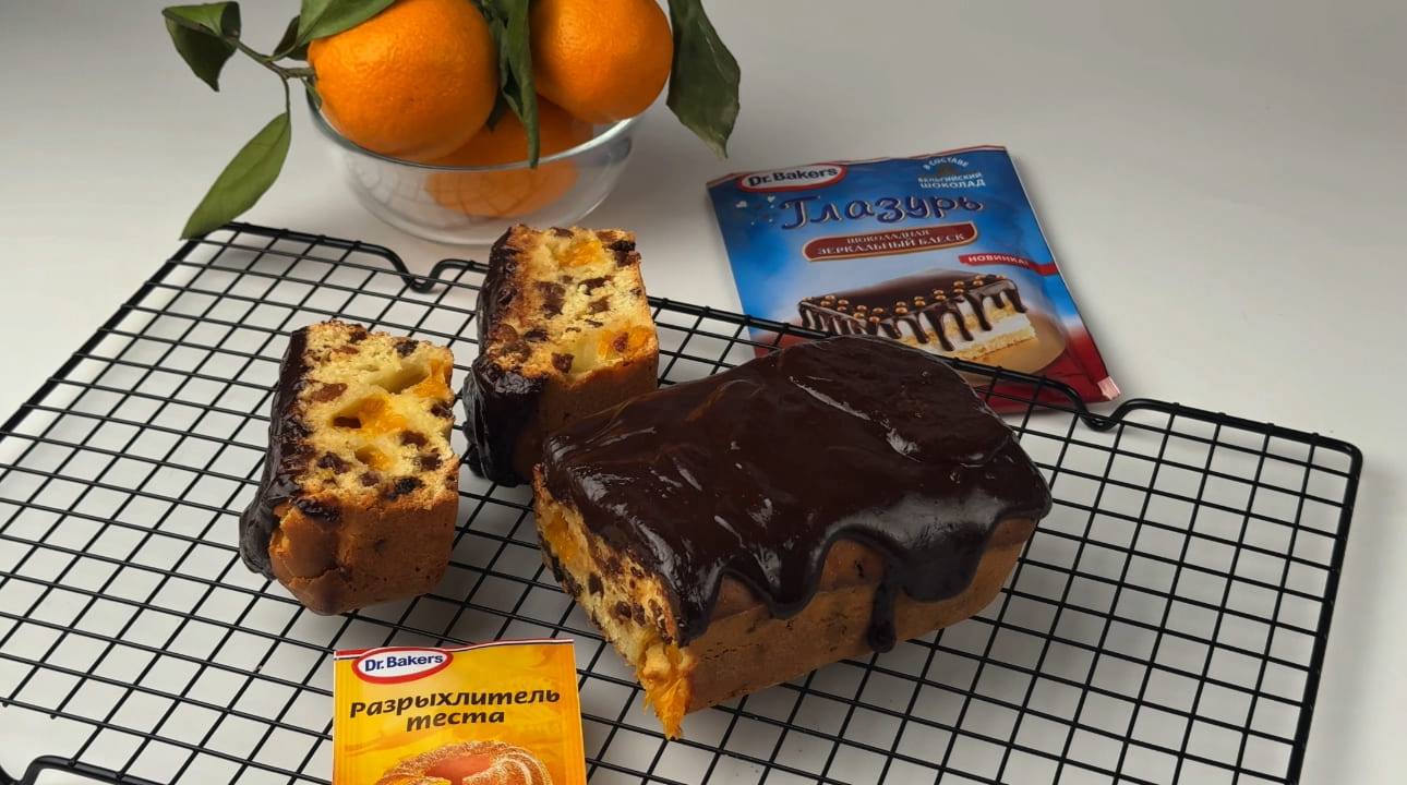 Фото рецепта быстрый рождественский кекс