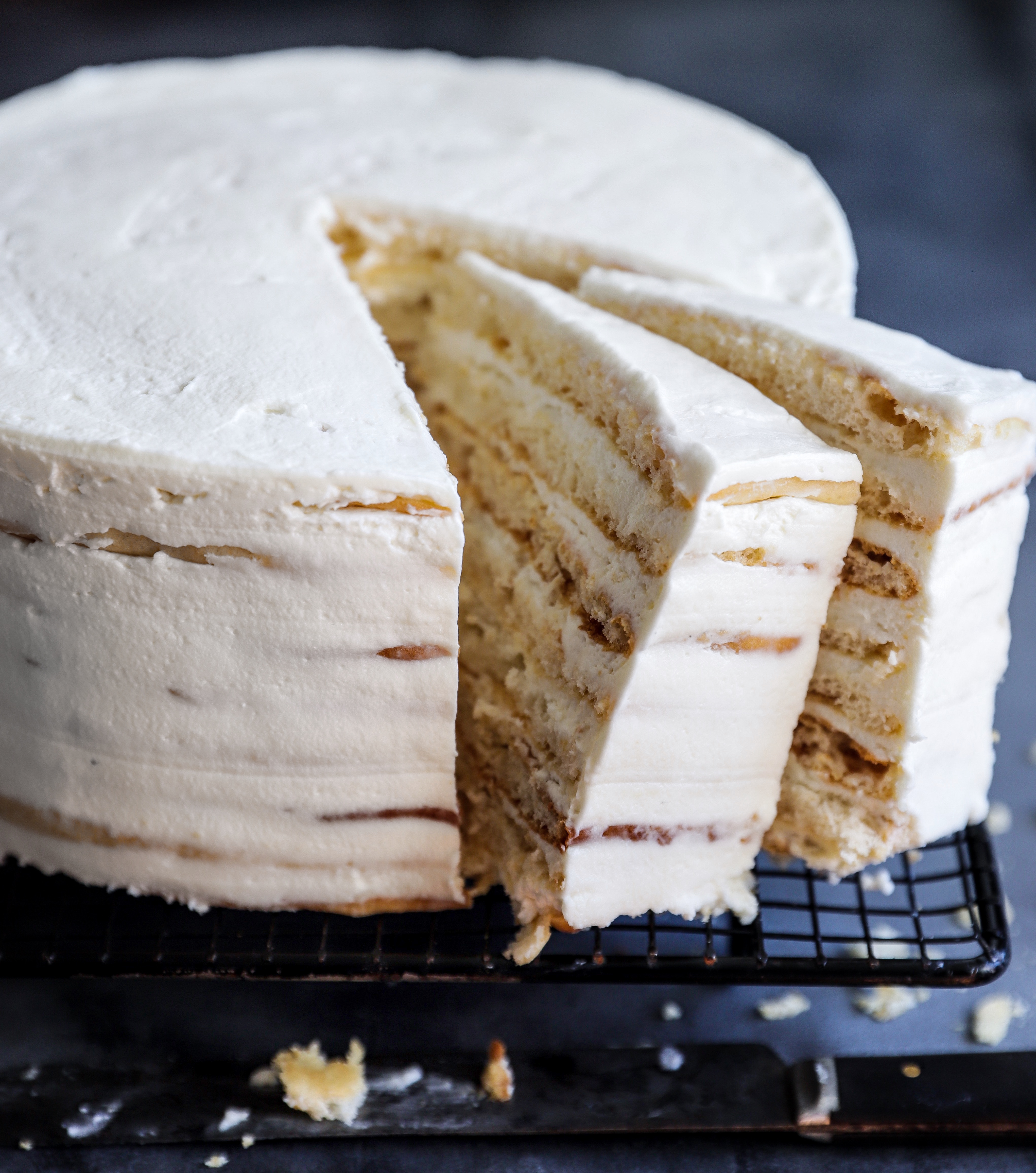 Фото рецепта торт "молочная девочка"