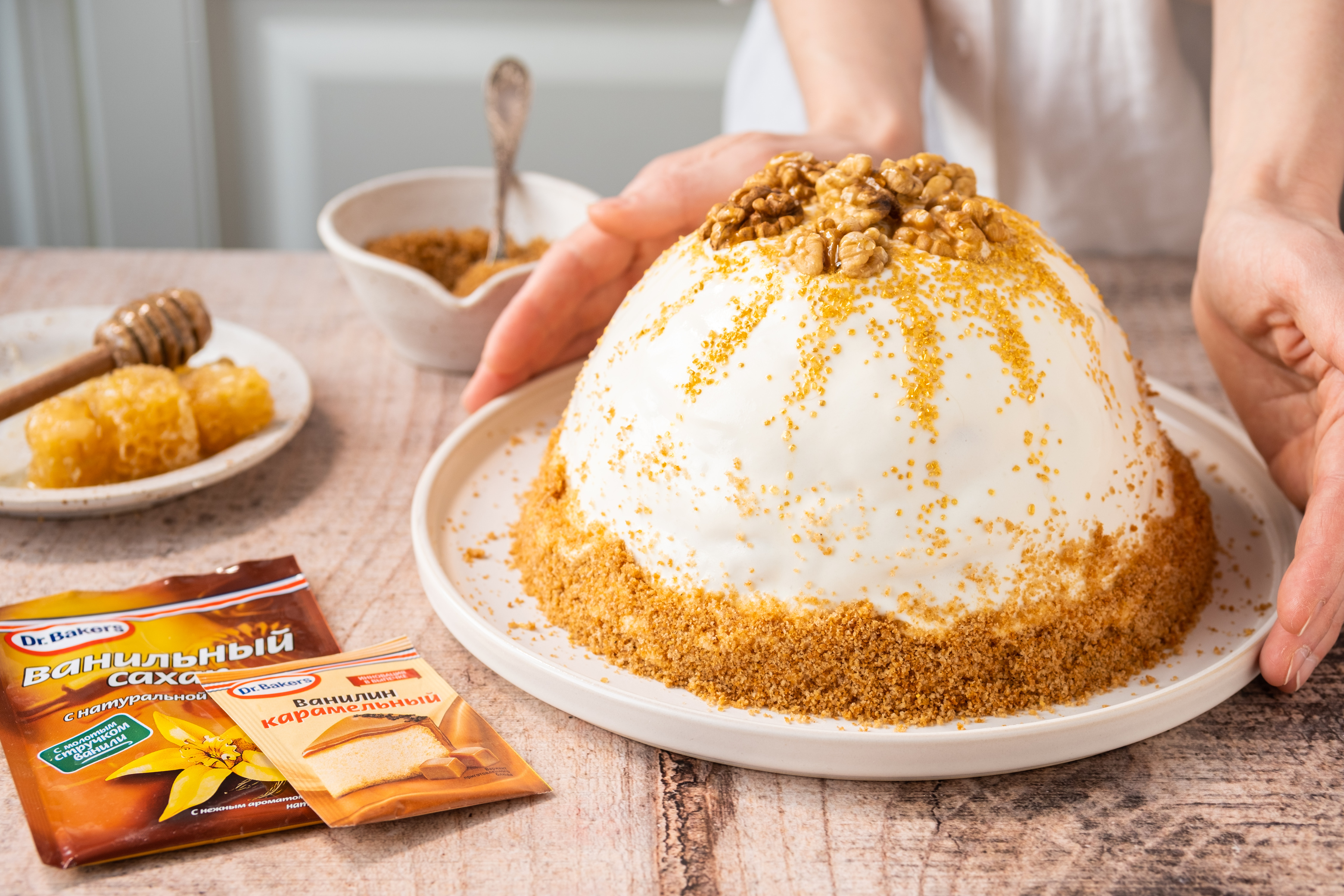 Фото рецепта медовик