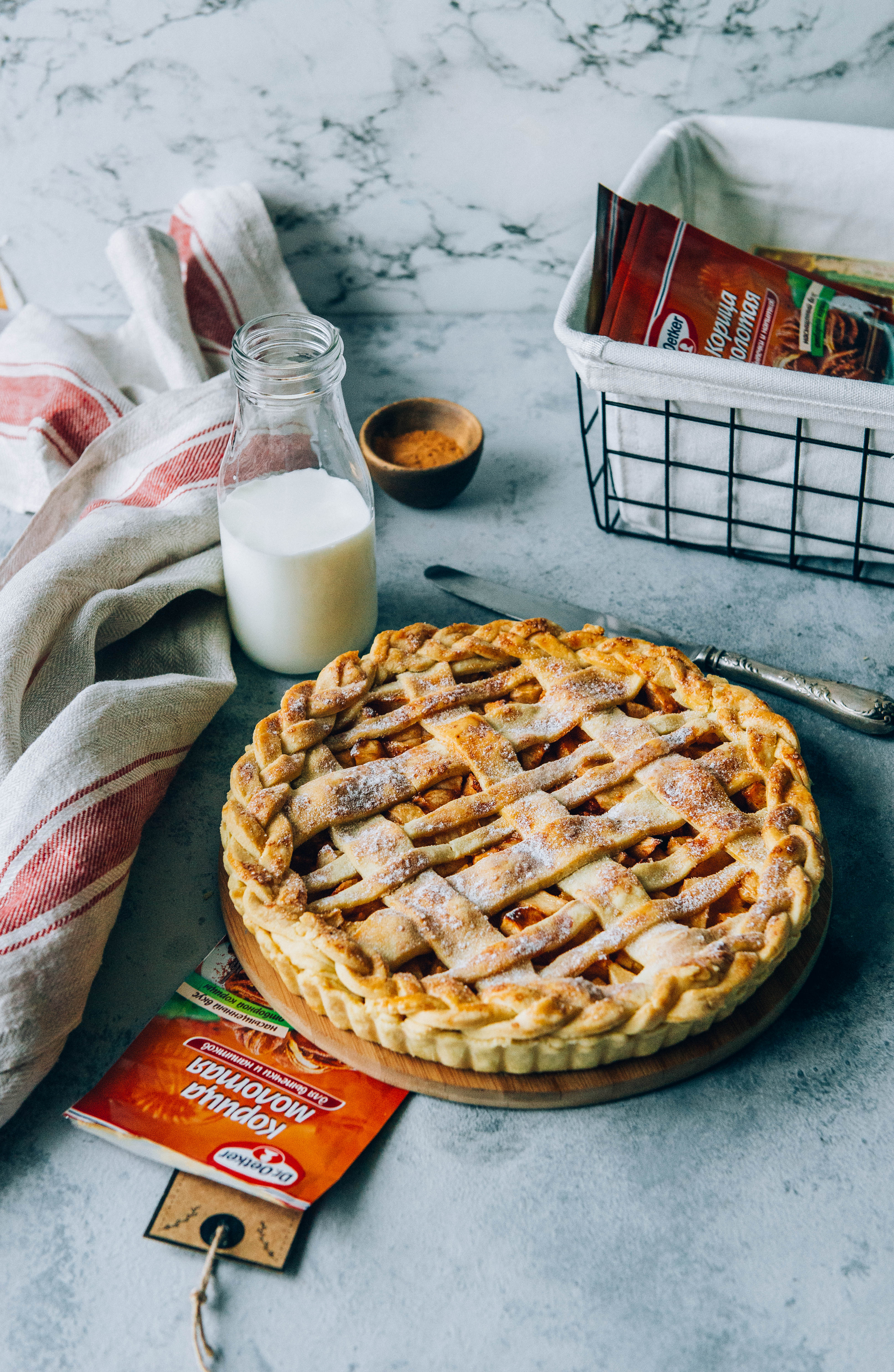 Фото рецепта яблочный пирог