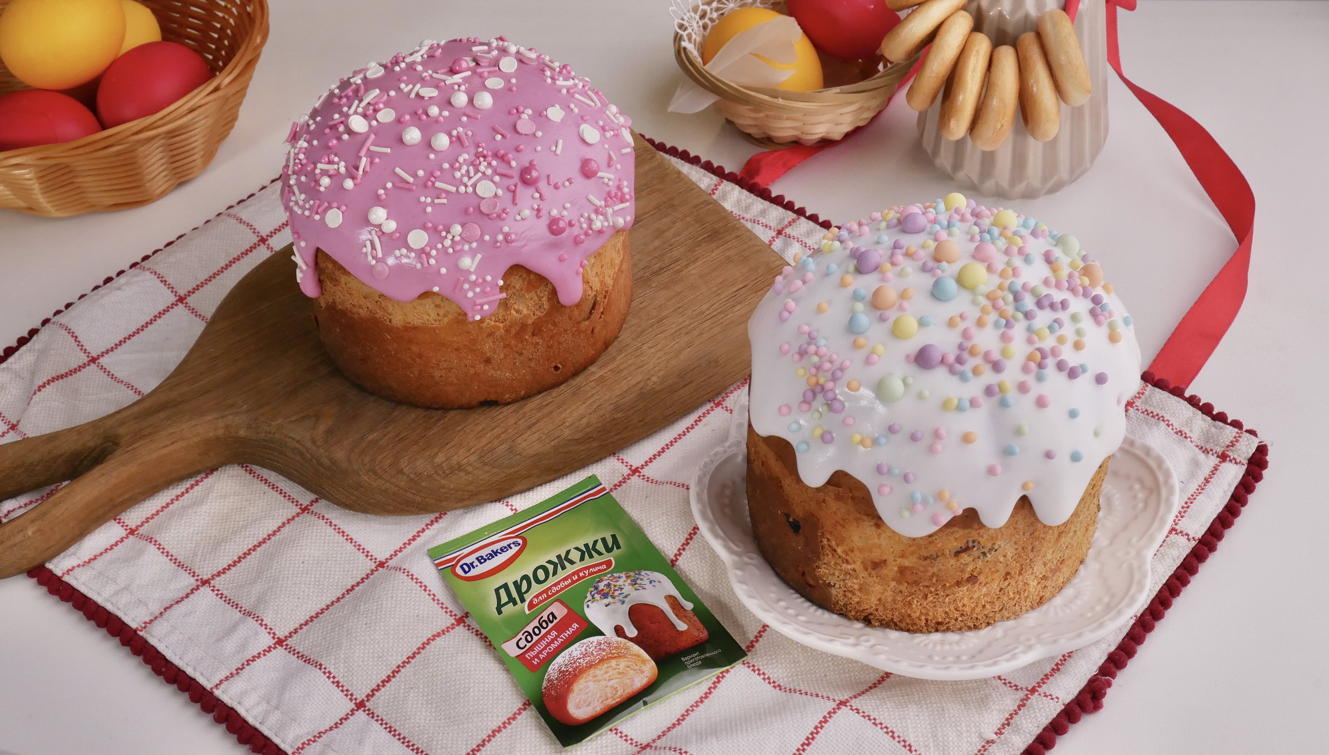 Фото рецепта классические дрожжевые куличи