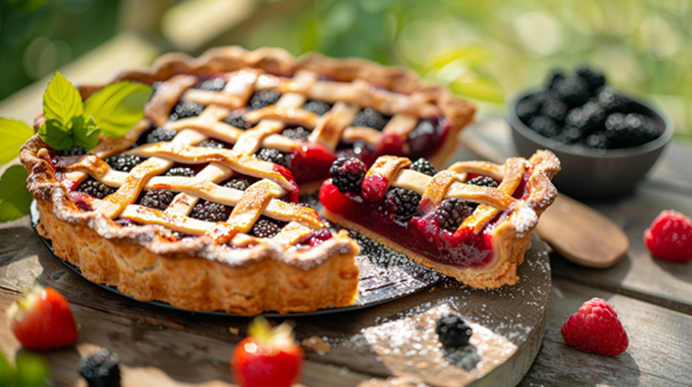 Пирог на даче - фото