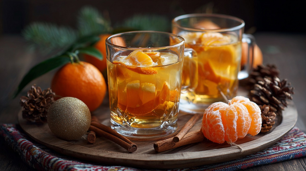 Новогоднее меню на Новый год 2026: напитки и подача - фото