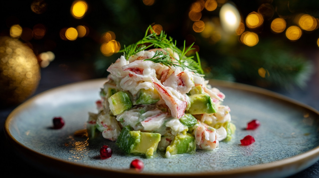 Новогодние салаты 2026 года  - фото
