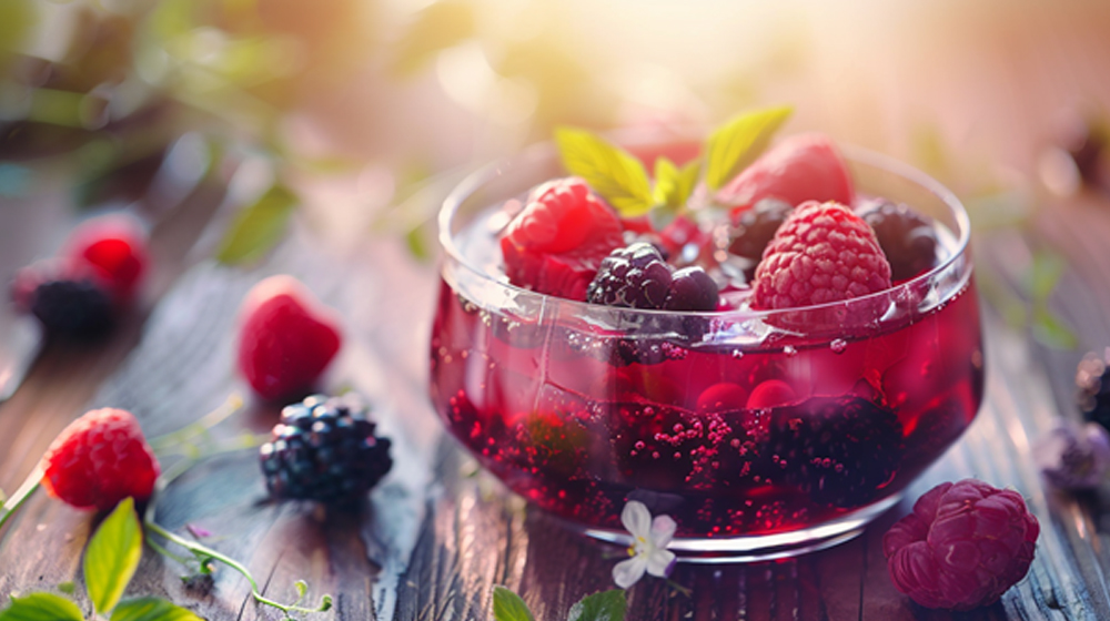 Желе с ягодами - фото