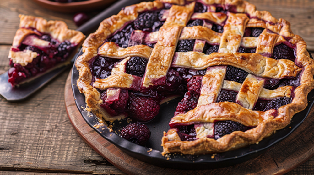 Ягодный пирог - фото