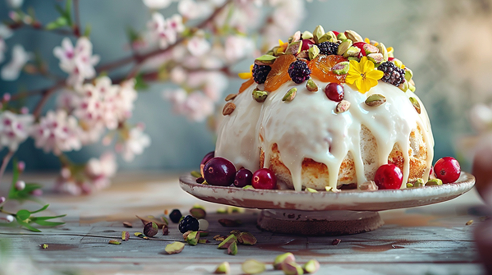 Съедобные украшения для кулича - фото