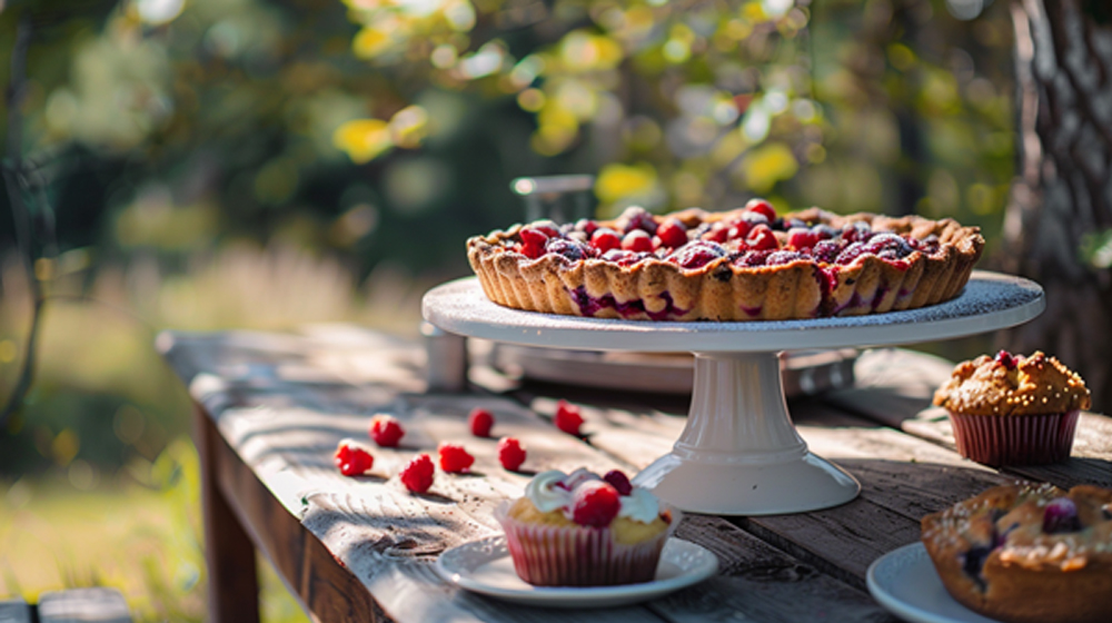 Выпечка на даче - фото