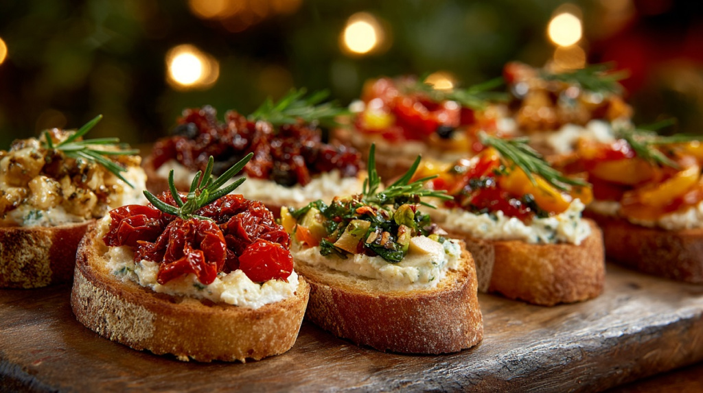 Яркие праздничные закуски - фото