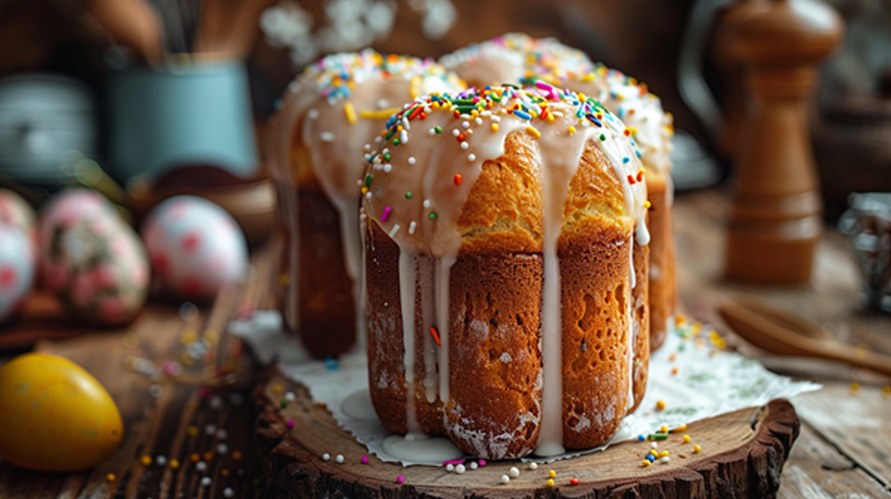 Рецепт простого пасхального кулича в хлебопечке - фото