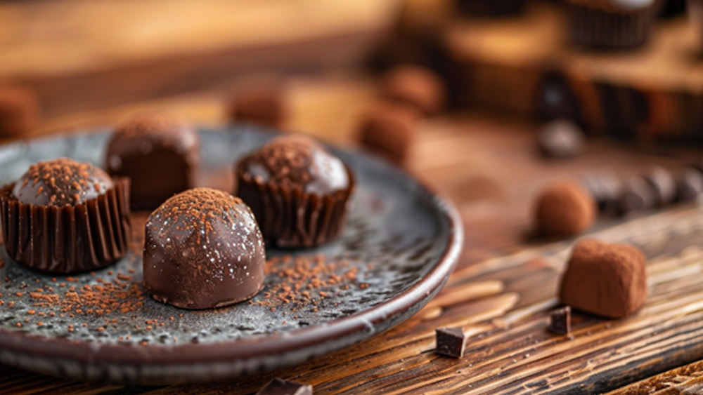 Шоколадные пирожные - фото