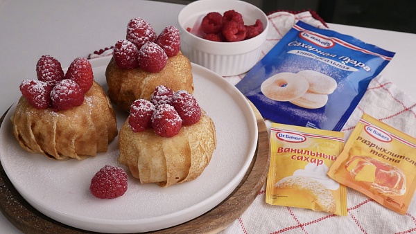 Блины с творогом