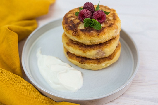 Пышные сырники