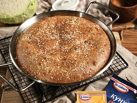 Капустный пирог (заливной)