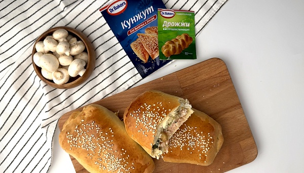 Мини-пироги с творожным сыром