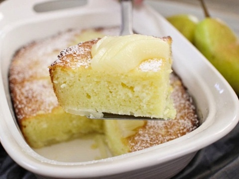 Запеканка с грушами