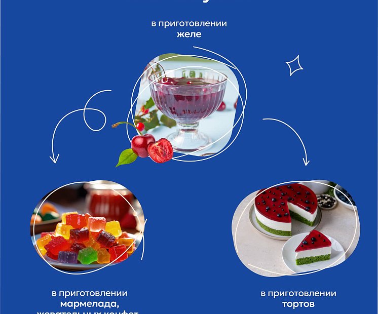 Желе со вкусом вишни и черешни