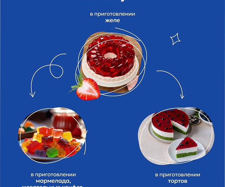 Желе со вкусом клубники и земляники