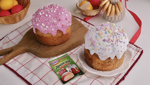 Классические дрожжевые куличи
